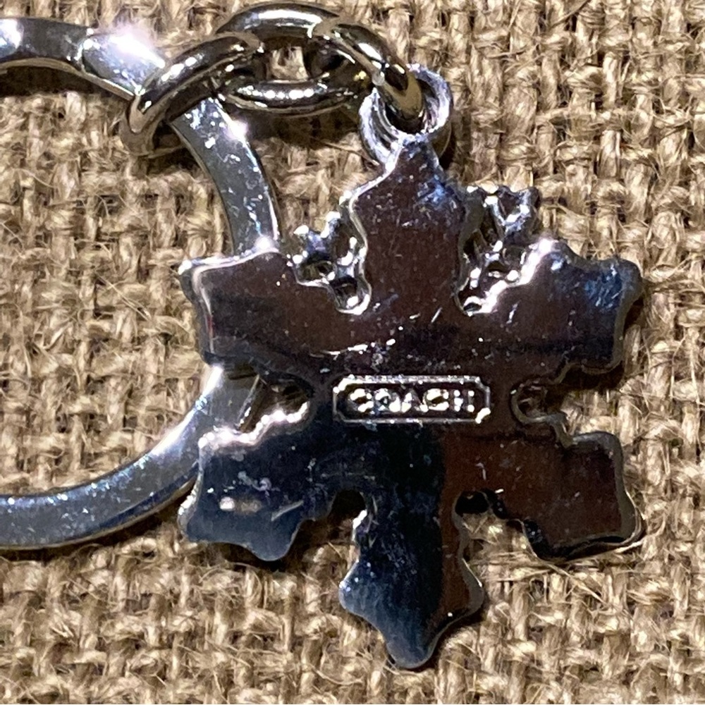 Coach Silver Snowflake Keychain - Picture 5 of 6
